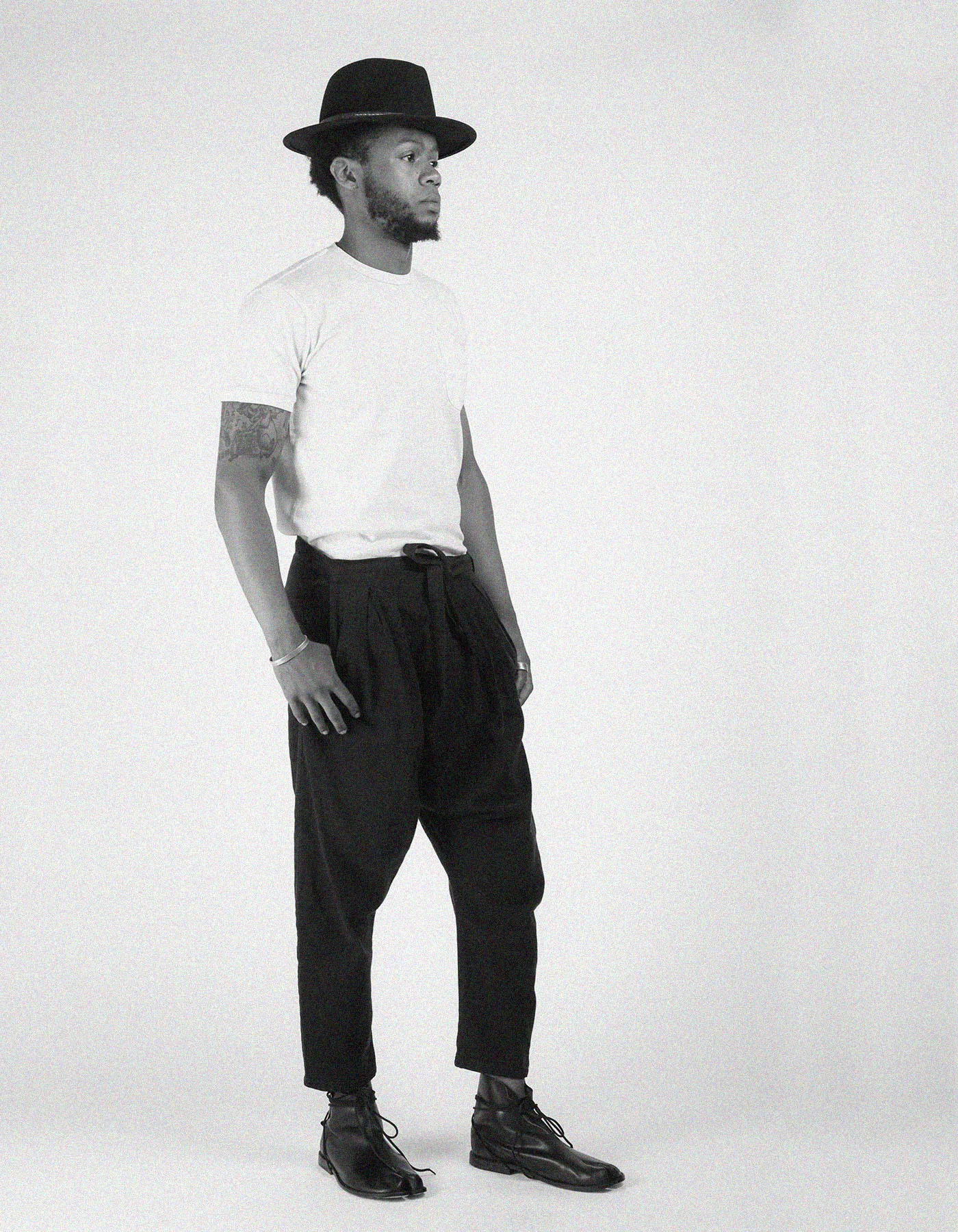 MOMOHIKI - SASHIKO - BLACK | Prospective Flow | Japanese Fashion